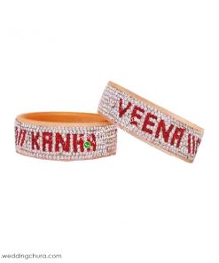Women Personalizes Name Bangles Wedding Chura