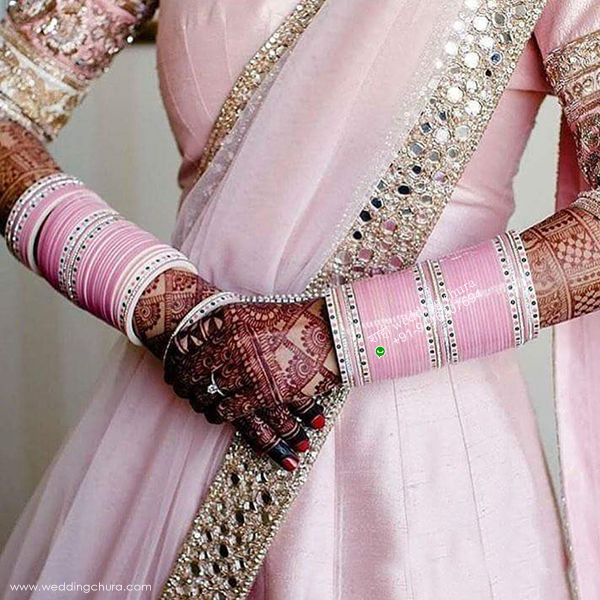 Pink Matching Wedding Chura Pink Matching Wedding Chura