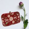 Party Maroon Clutch