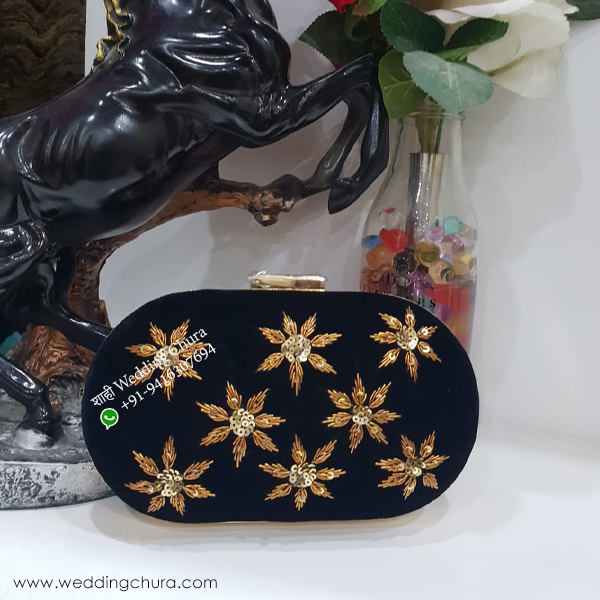 New Design Black Party Clutch » Wedding Chura
