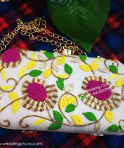 Handmade Clutches with Flower design