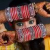 Stylish Chura With Name Bangles