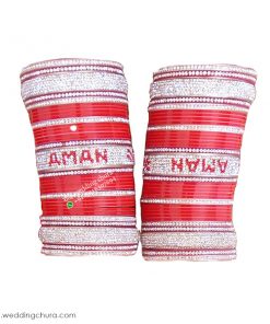 Customized Wedding Chura And Name Bangles
