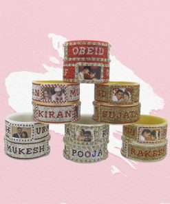Personalized Name Bangles With Photo