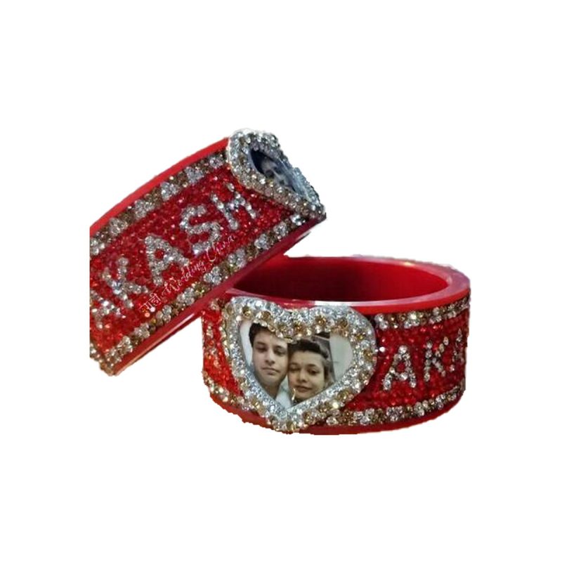 Wedding chura with name online editing Clearance